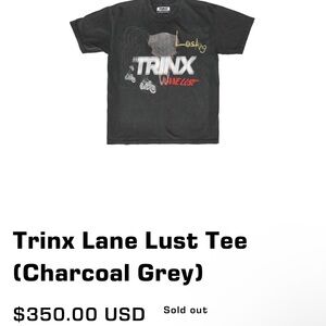 Trinx Lane Lust Tee (Charcoal Grey)